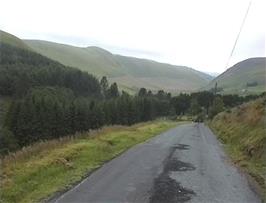 View back towards Llandewi Brefi from Cwm Dulas